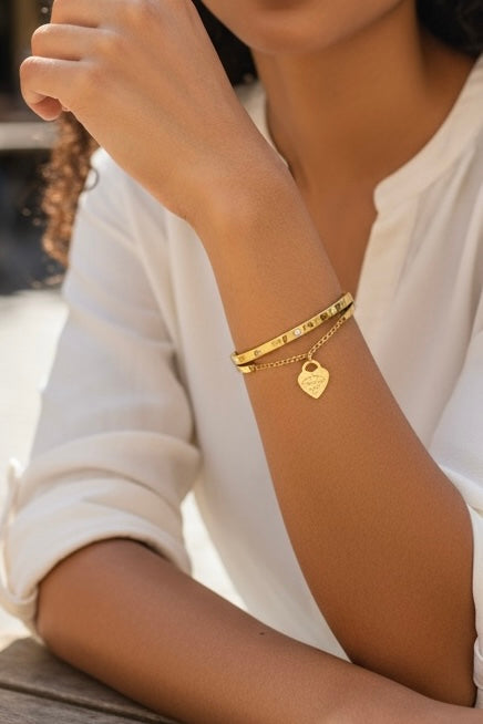 Aurora Heart Bracelet